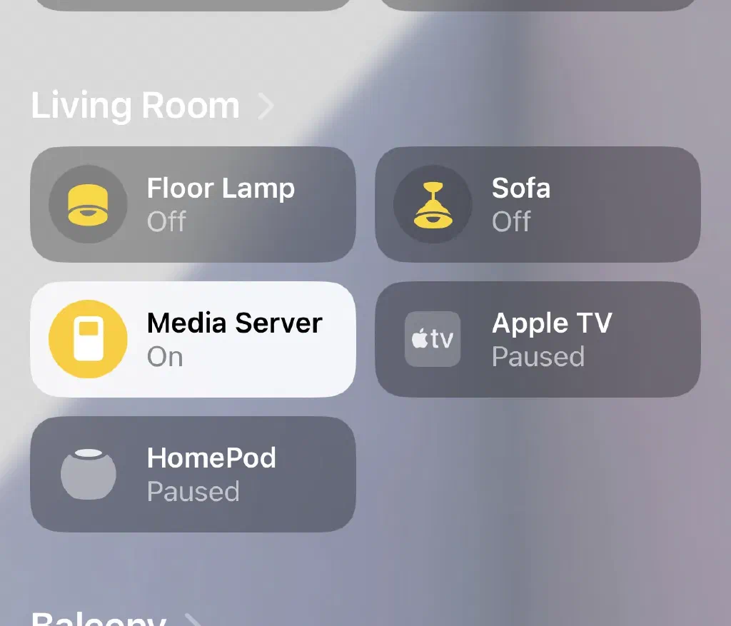 The result is a button on the Home App for my SystemD Service